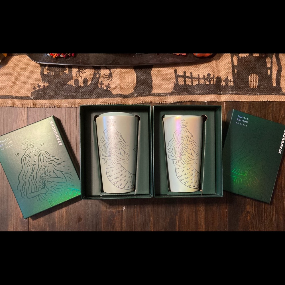 Starbucks 50th Anniversary Ceramic Tumbler